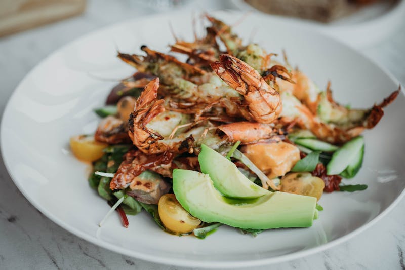 Party catering package with abundant food display